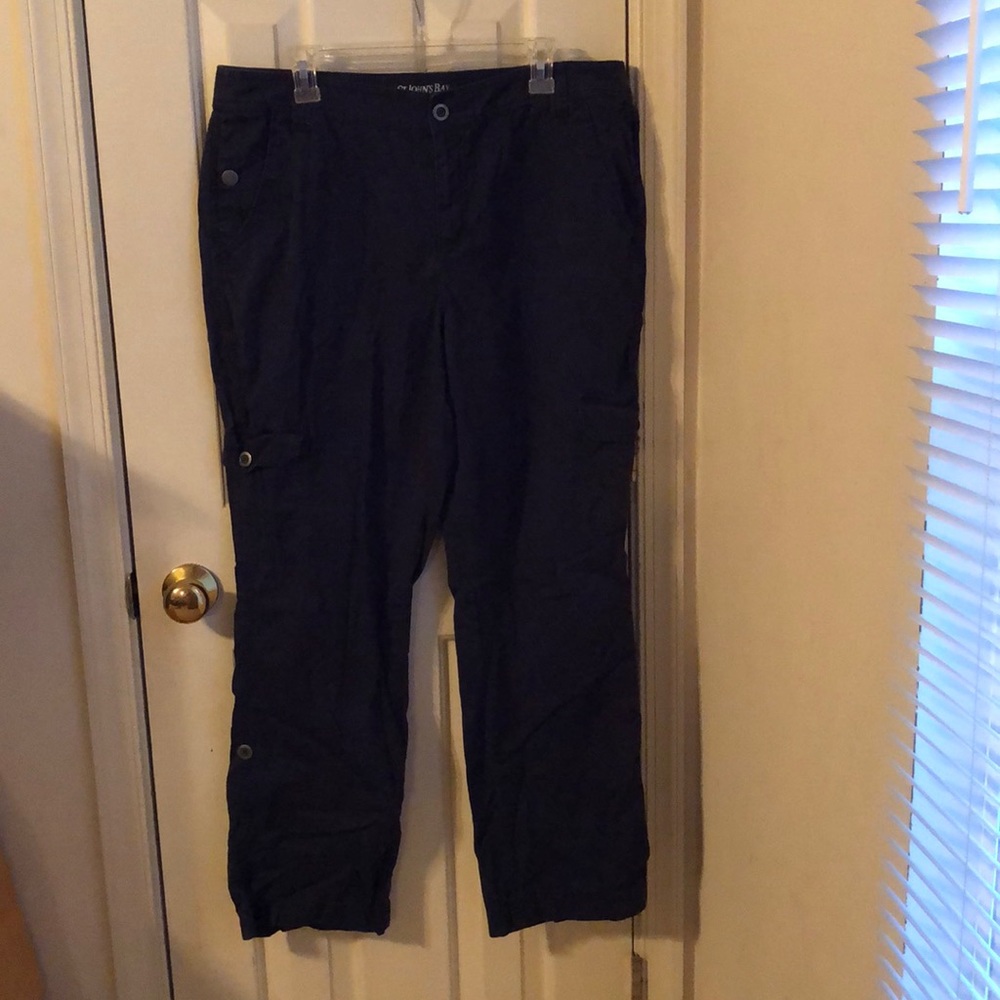 St. John’s Bay Navy Blue Cargo Pants